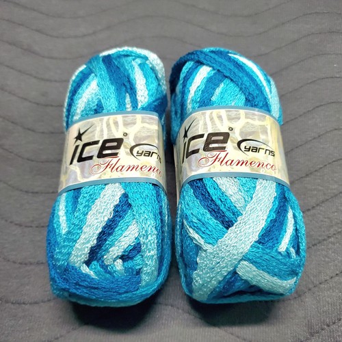 Ice yarns flamenco ruffle - ice, mesh